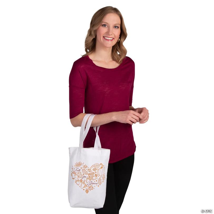10" x 12" Medium Fall for Jesus Tote Bags - 6 Pc.