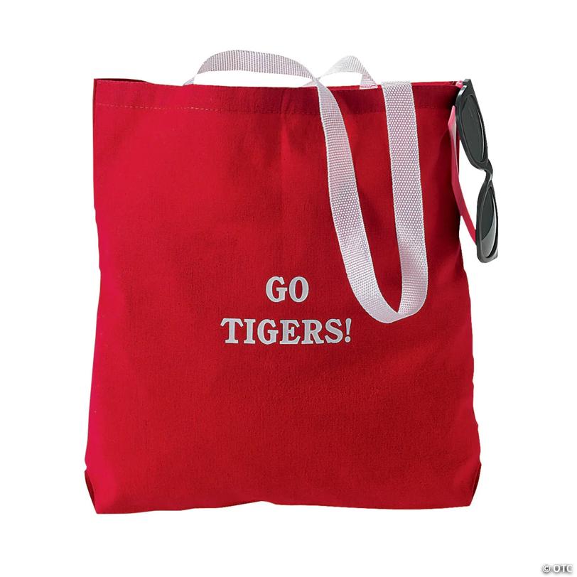 10" x 12" Medium Personalized Canvas Tote Bags - 12 Pc.