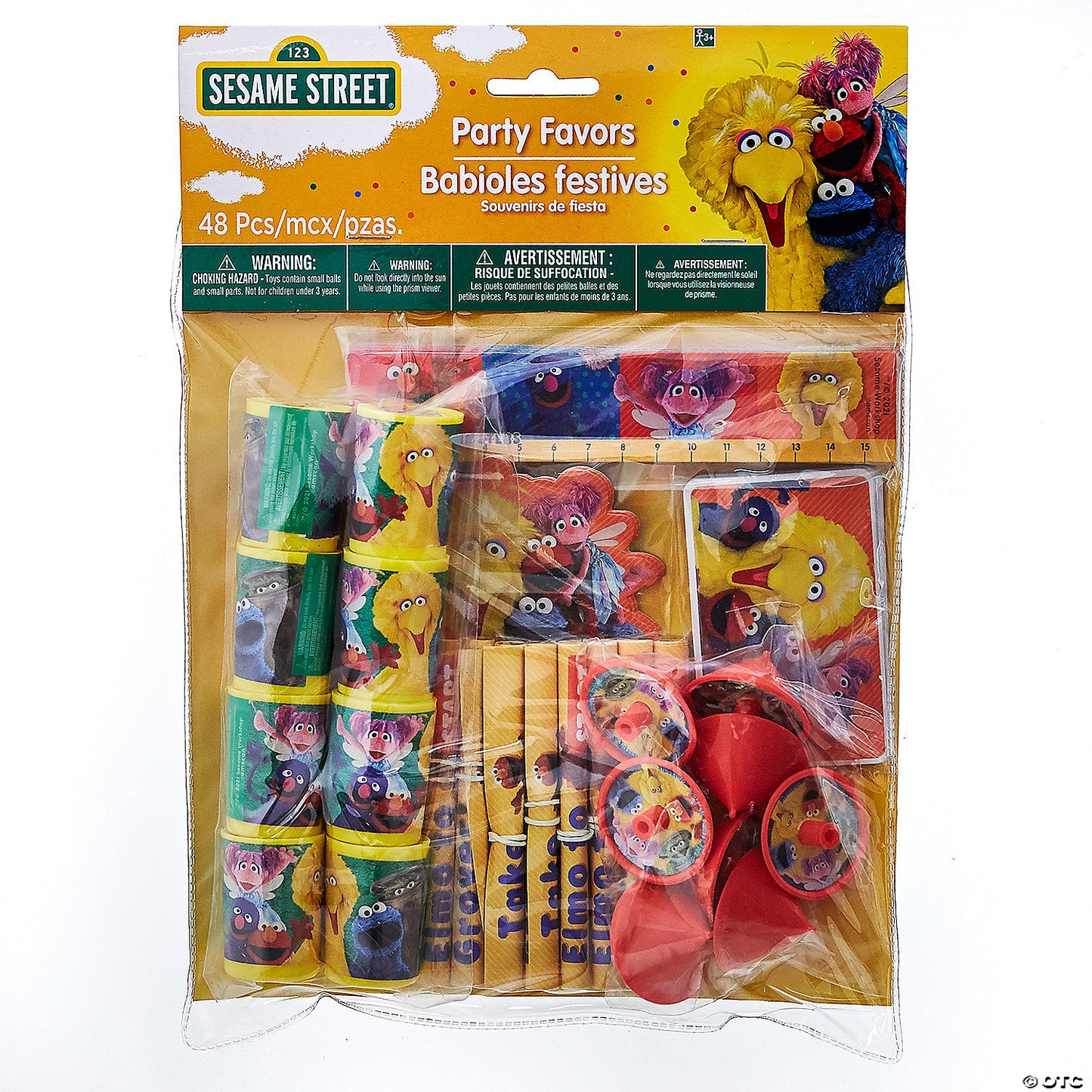 11 3/4" x 8 3/4" Sesame Street Party Favor Pack Assortment - 48 Pc. | USA Decoration®
