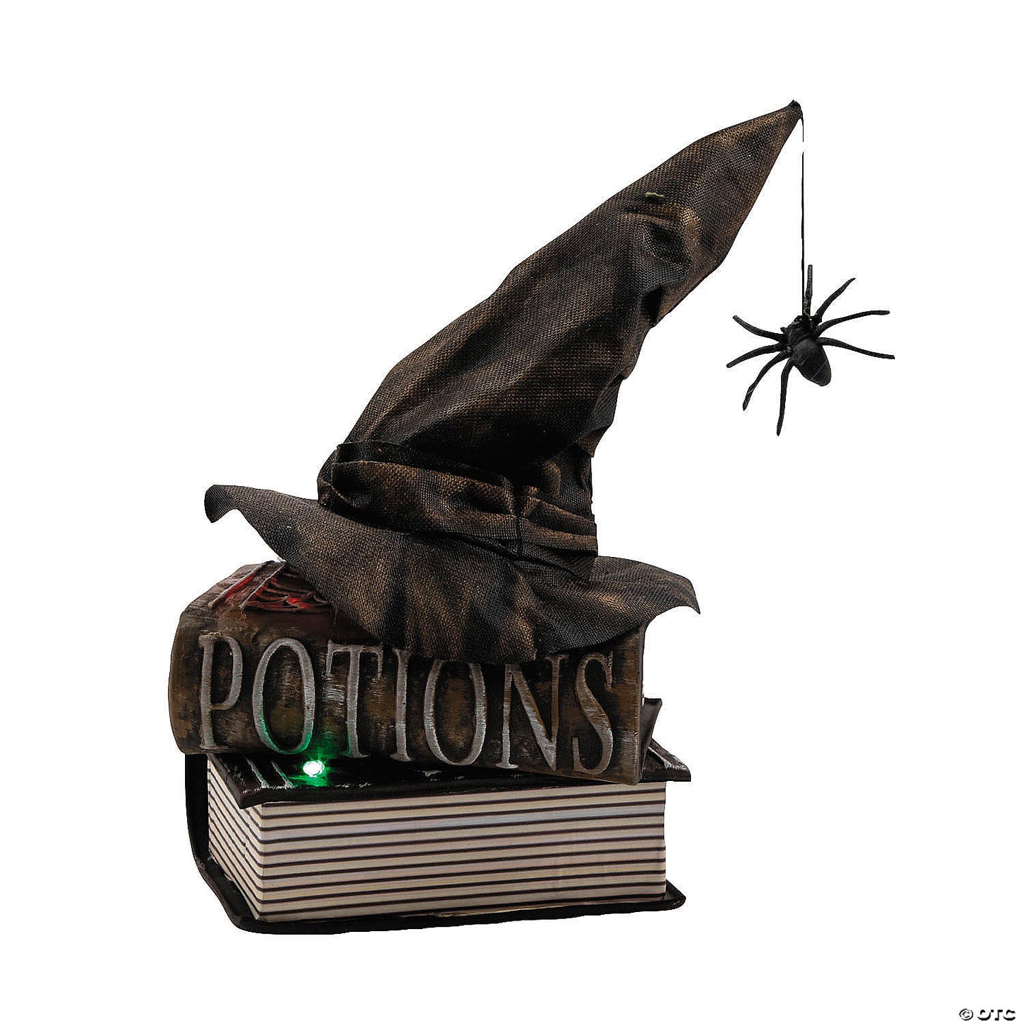 11" Animated Witch Hat Tabletop Halloween Decoration | USA Decoration®