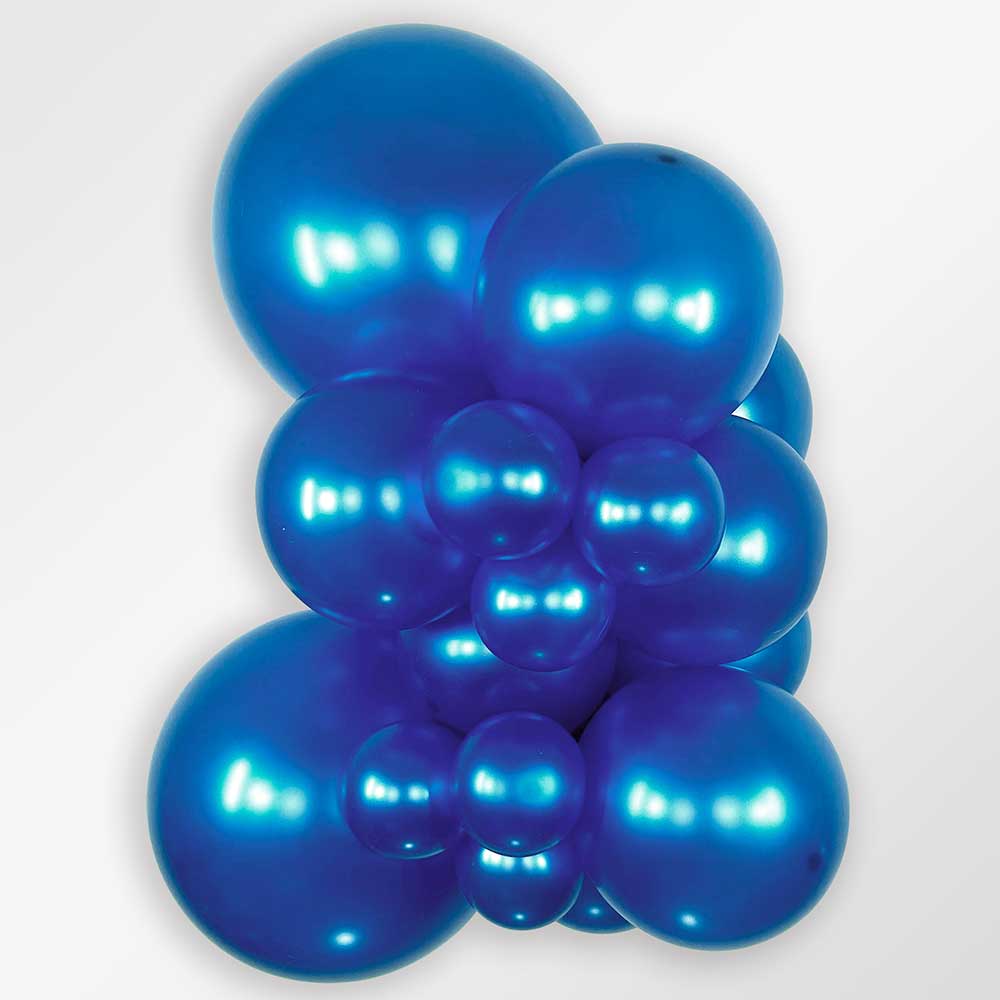 Latex Balloons 11 Inch Metallic Blue