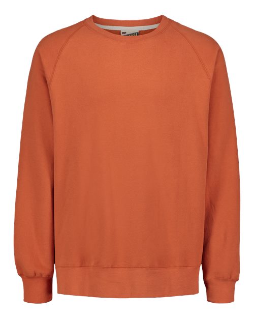 Vintage Fleece Raglan Crewneck Sweatshirt | USA Decoration