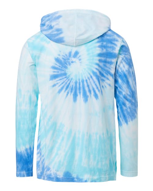 Loco Mineral Wash Hooded Long Sleeve T-Shirt | USA Decoration