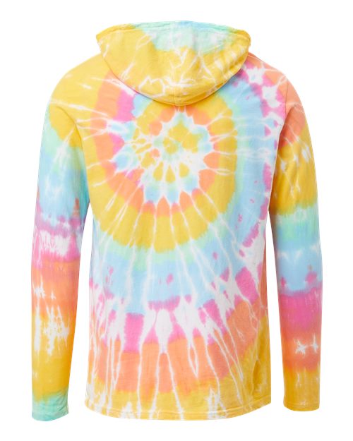 Loco Mineral Wash Hooded Long Sleeve T-Shirt | USA Decoration