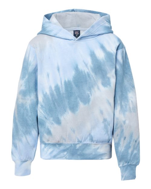 Youth Classic Fleece Tie-Dyed Hooded Sweatshirt | USA Decoration