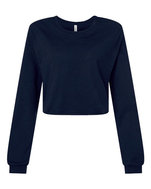 FWD Fashion Women's Crop Long Sleeve Tee | USA Decoration