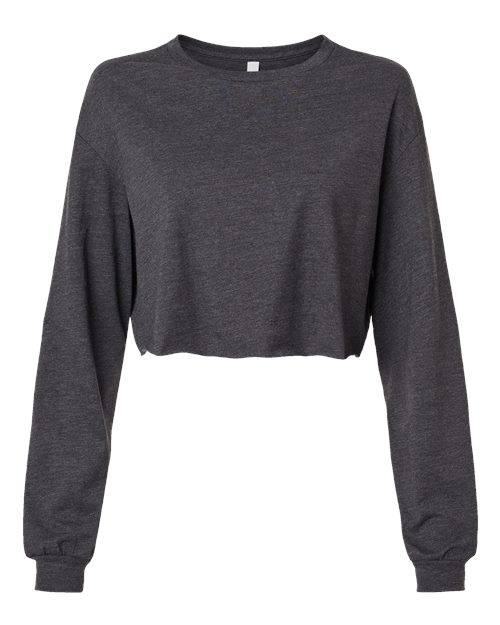 FWD Fashion Women's Crop Long Sleeve Tee | USA Decoration