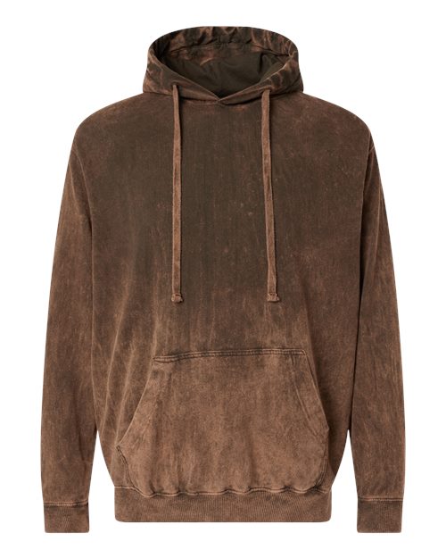 Premium Fleece Mineral Wash Hooded Sweatshirt | USA Decoration
