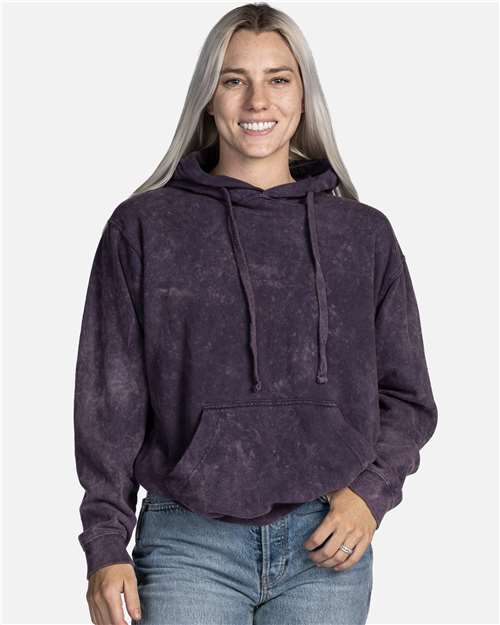 Premium Fleece Mineral Wash Hooded Sweatshirt | USA Decoration