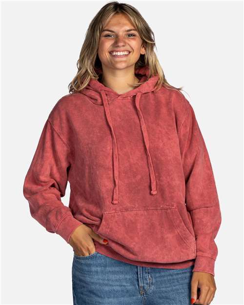 Premium Fleece Mineral Wash Hooded Sweatshirt | USA Decoration