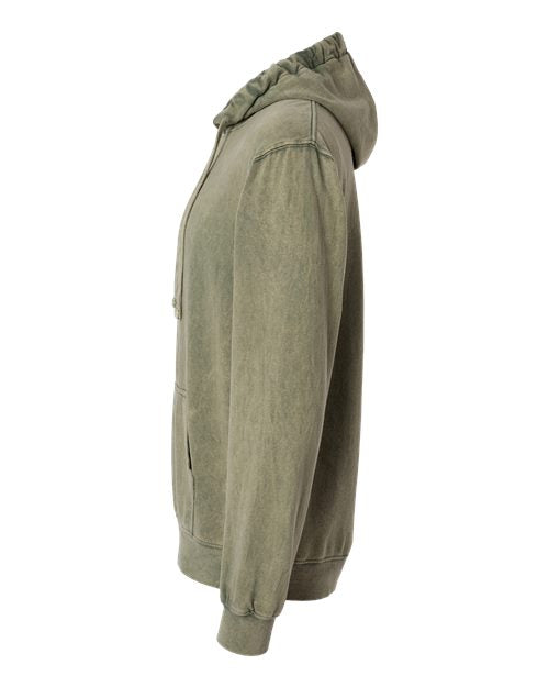 Premium Fleece Mineral Wash Hooded Sweatshirt | USA Decoration