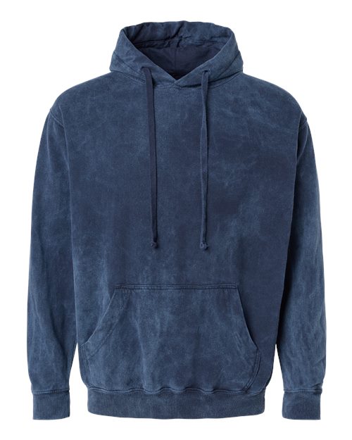 Premium Fleece Mineral Wash Hooded Sweatshirt | USA Decoration