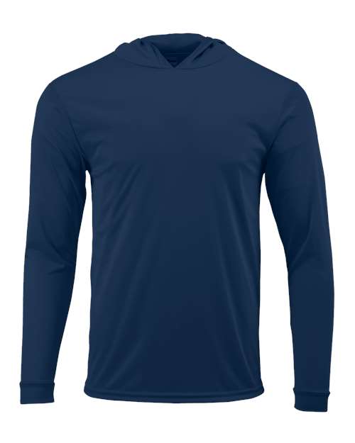 Youth Bahama Performance Hooded Long Sleeve T-Shirt | USA Decoration