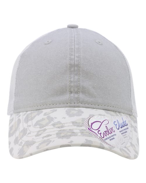 Women's Printed Visor with Mesh Back Cap | USA Decoration