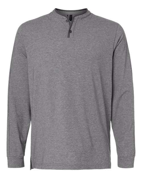 Henley Long Sleeve Tee | USA Decoration