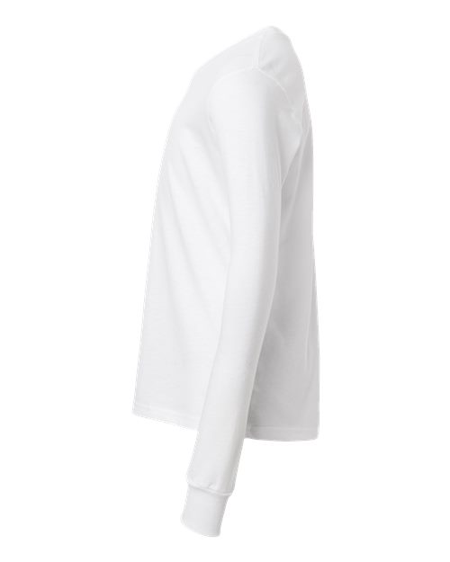 Youth Heather CVC Long Sleeve Tee | USA Decoration