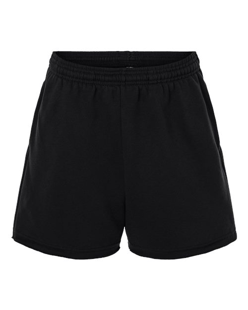 Women's Cutoff Fleece Shorts | USA Decoration