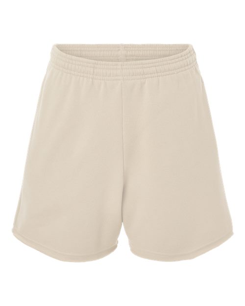Women's Cutoff Fleece Shorts | USA Decoration