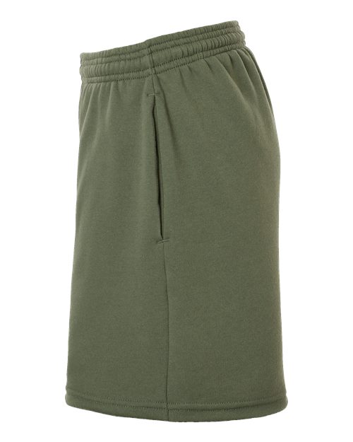 Women's Cutoff Fleece Shorts | USA Decoration