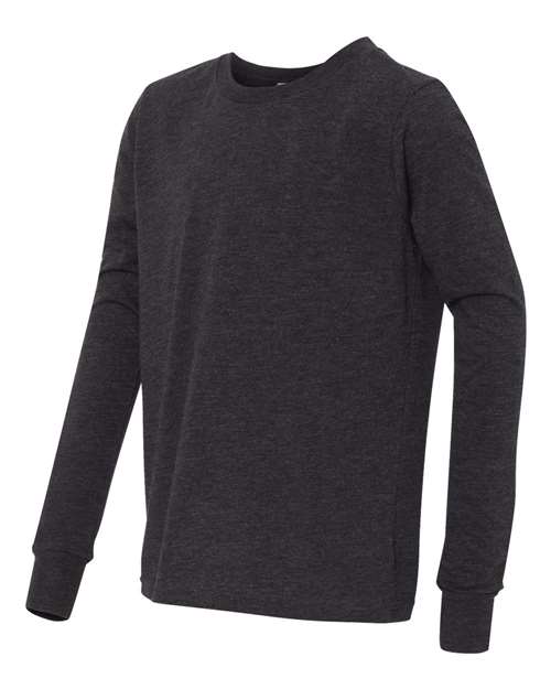 Youth Triblend Long Sleeve Tee | USA Decoration