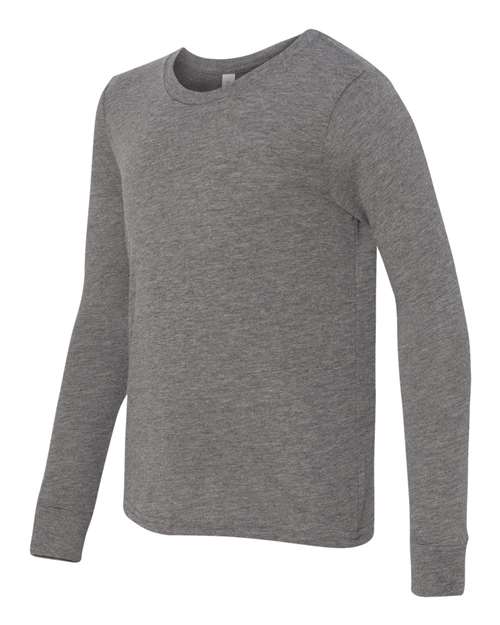Youth Triblend Long Sleeve Tee | USA Decoration