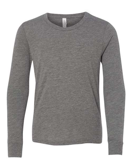 Youth Triblend Long Sleeve Tee | USA Decoration