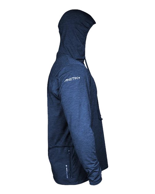 Low Pro Tech Hooded Long Sleeve T-Shirt | USA Decoration
