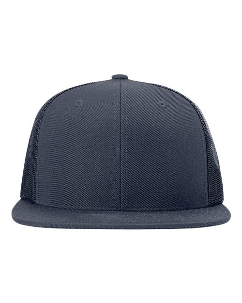 Wool Blend Flat Bill Trucker Cap | USA Decoration