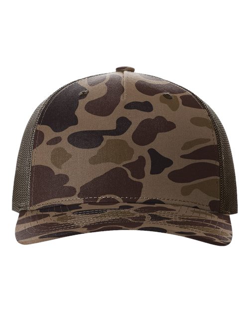 Five-Panel Printed Trucker Cap | USA Decoration