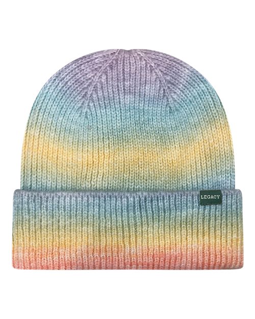 Tie-Dyed Ribbed Beanie | USA Decoration