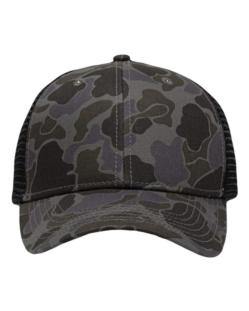 Traditional Lo-Pro Mesh Back Trucker Fit Cap | USA Decoration