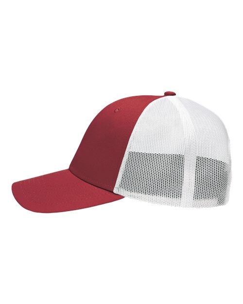 Traditional Lo-Pro Mesh Back Trucker Fit Cap | USA Decoration