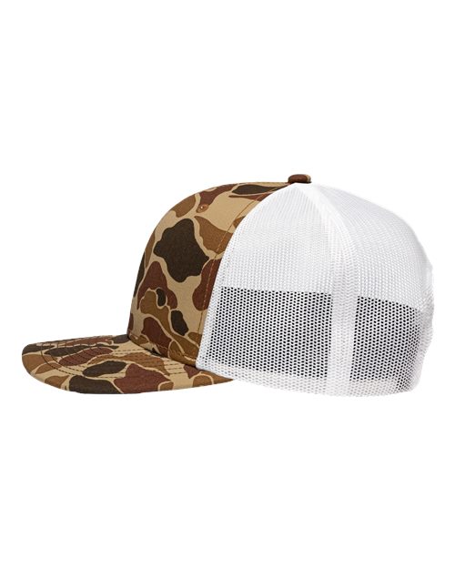 Traditional Lo-Pro Mesh Back Trucker Fit Cap | USA Decoration