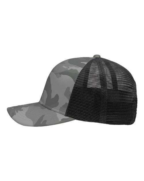 Traditional Lo-Pro Mesh Back Trucker Fit Cap | USA Decoration