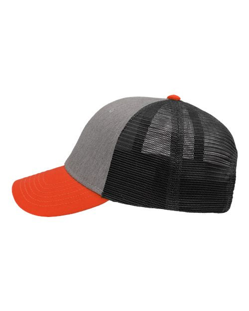 Traditional Lo-Pro Mesh Back Trucker Fit Cap | USA Decoration