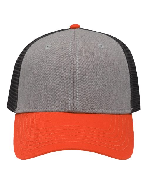 Traditional Lo-Pro Mesh Back Trucker Fit Cap | USA Decoration
