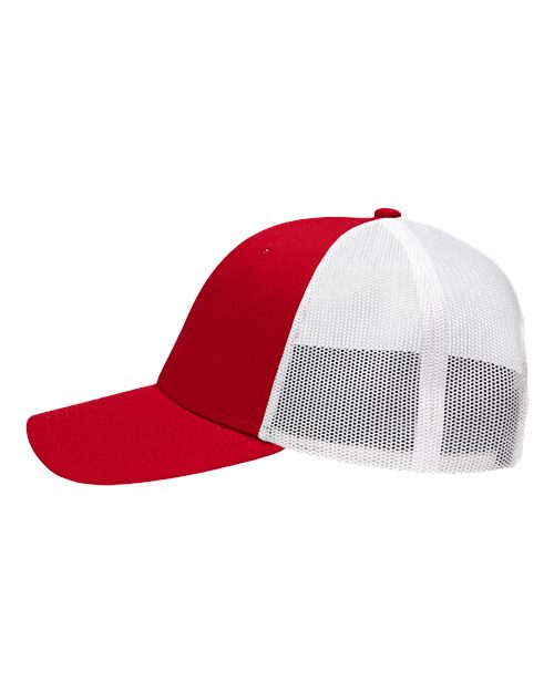 Traditional Lo-Pro Mesh Back Trucker Fit Cap | USA Decoration