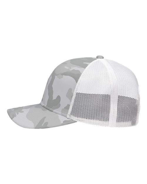 Traditional Lo-Pro Mesh Back Trucker Fit Cap | USA Decoration