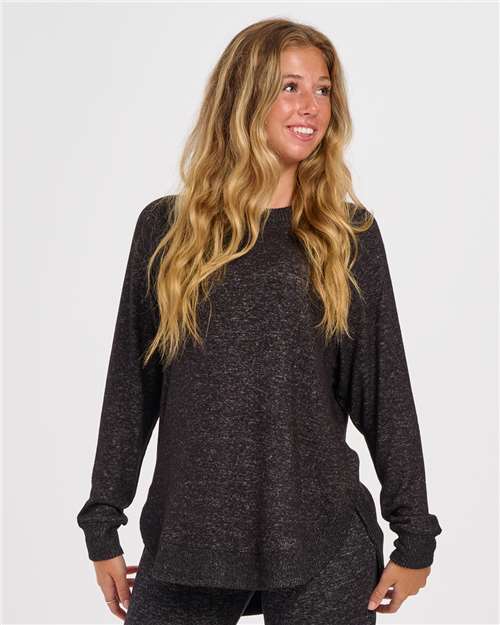 Women's Cuddle Oversize Crew Pullover | USA Decoration
