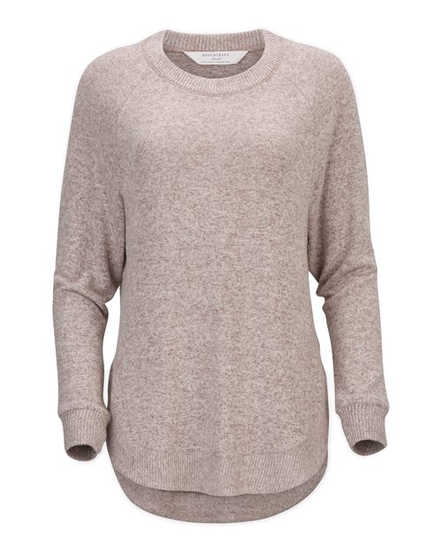 Women's Cuddle Oversize Crew Pullover | USA Decoration