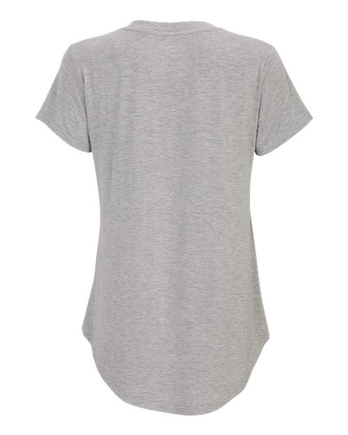 Women's Bamboo Scoop Neck Short Sleeve T-Shirt | USA Decoration