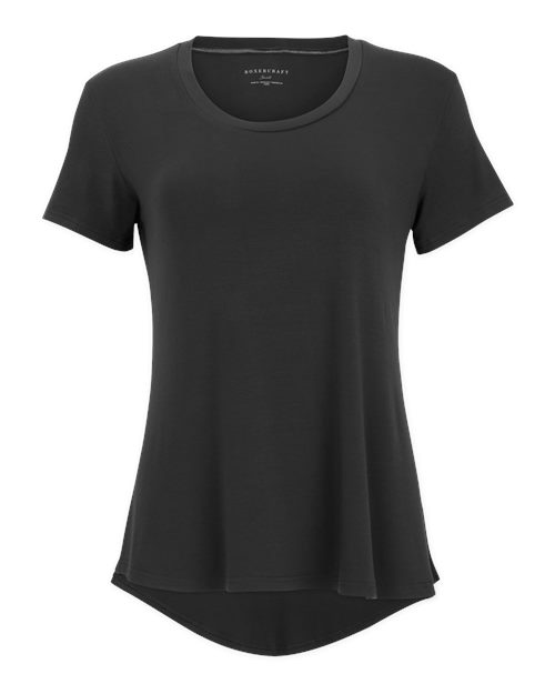 Women's Bamboo Scoop Neck Short Sleeve T-Shirt | USA Decoration