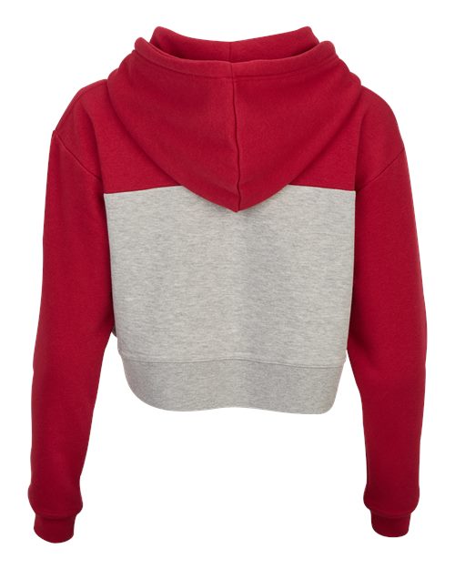Women's Cropped Fleece Hooded Sweatshirt | USA Decoration