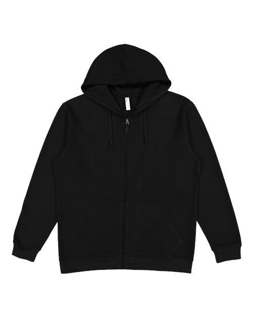 Full-Zip Fleece Hoodie | USA Decoration