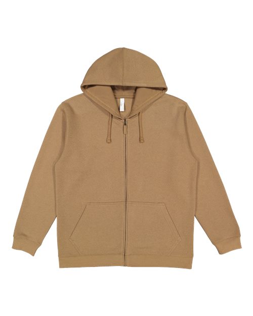 Full-Zip Fleece Hoodie | USA Decoration