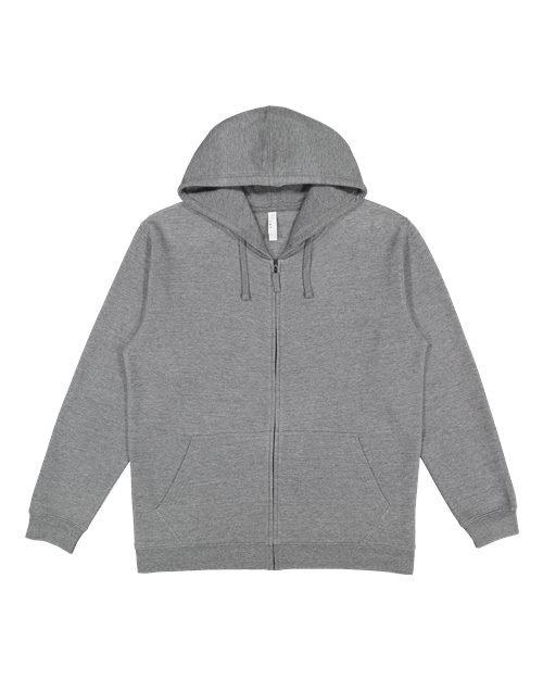 Full-Zip Fleece Hoodie | USA Decoration