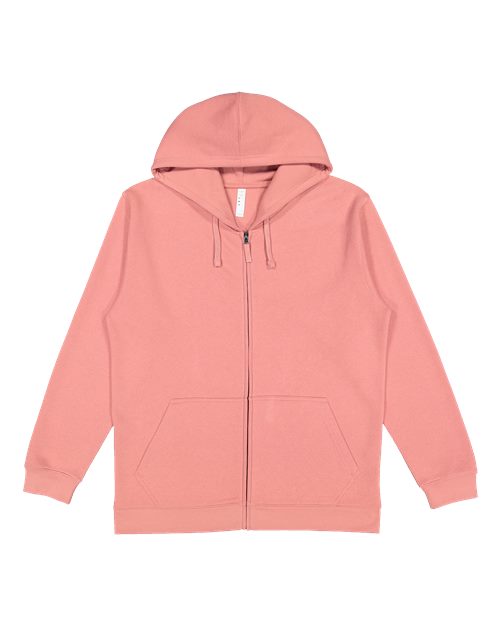 Full-Zip Fleece Hoodie | USA Decoration