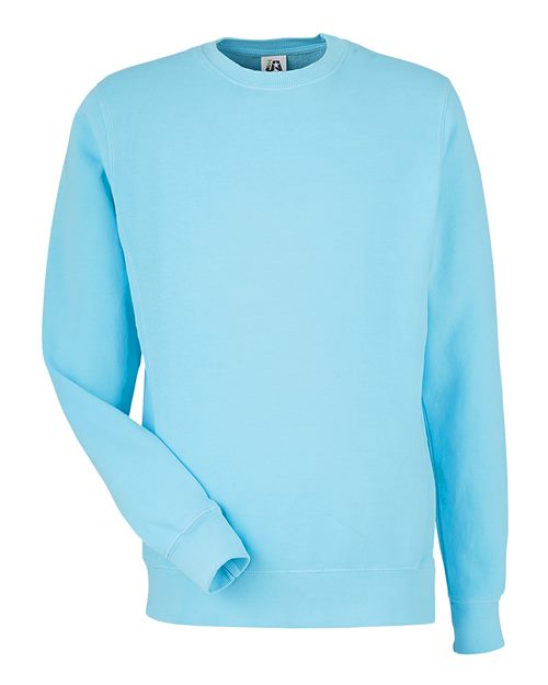 Pigment-Dyed Fleece Crewneck Sweatshirt | USA Decoration