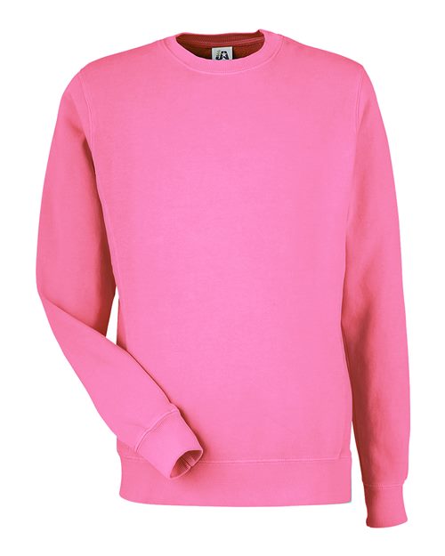 Pigment-Dyed Fleece Crewneck Sweatshirt | USA Decoration