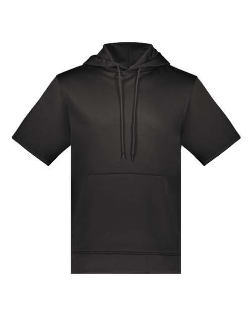 Fleece Short Sleeve Hooded Pullover | USA Decoration